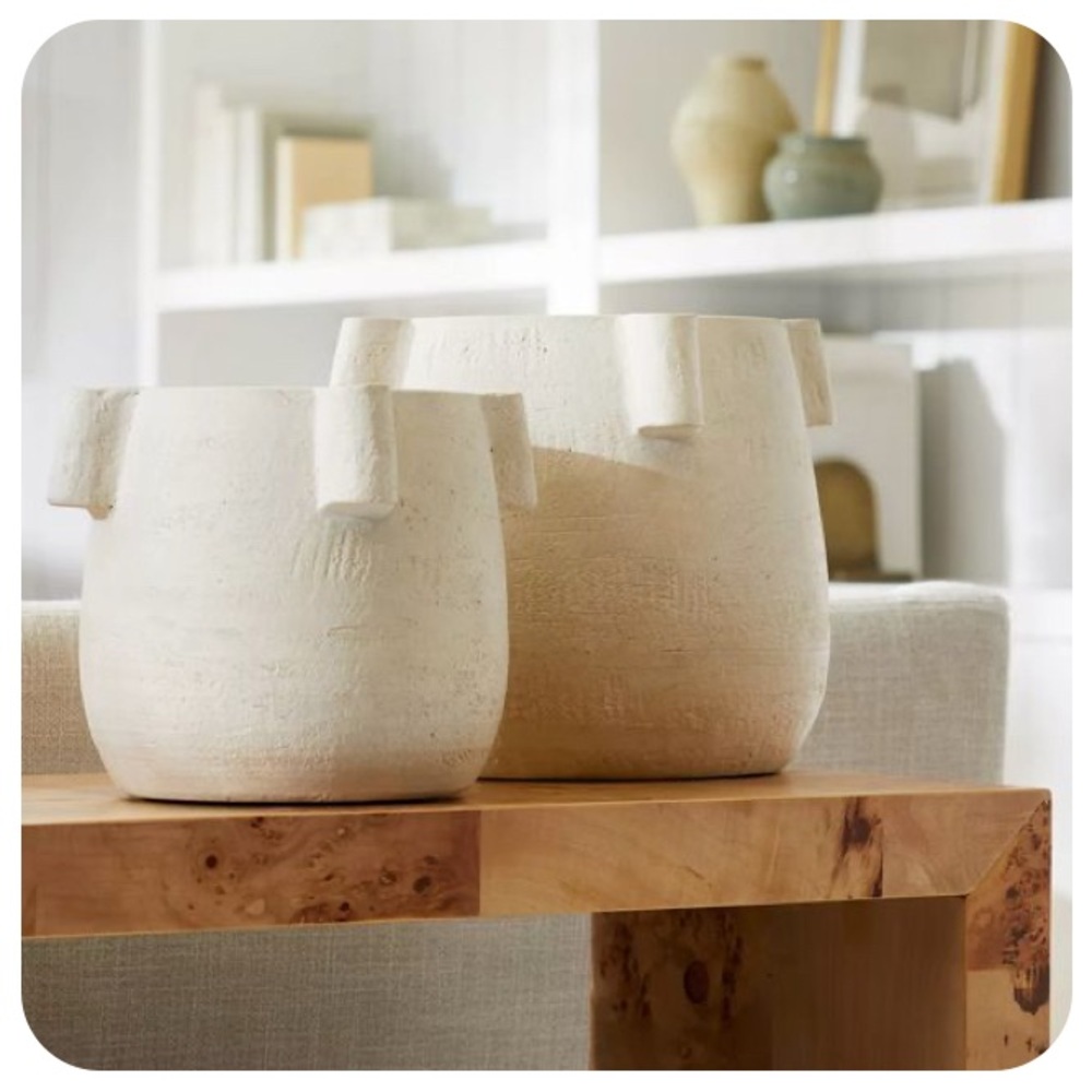 Studio McGee Geo Handled Planter